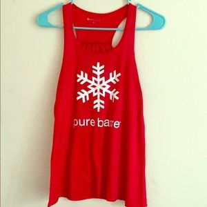 PURE BARRE Snowflake Tank *medium*